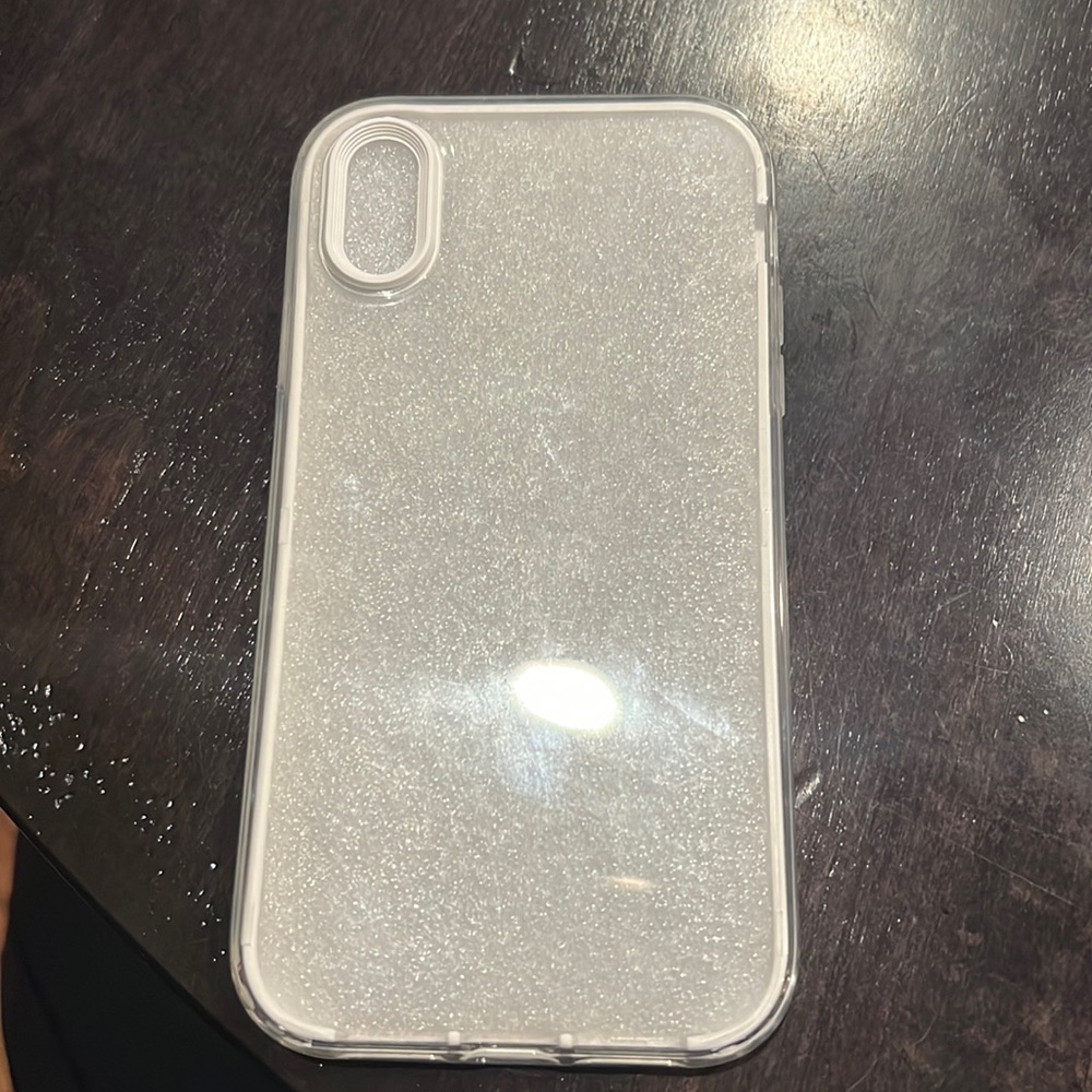 This is a clear phone case from shein for iPhone XR.